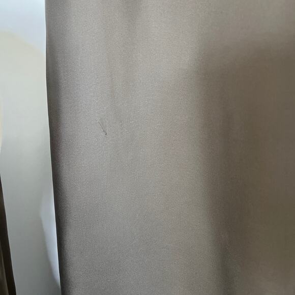 Dusan Women's Matching Set M/L Taupe Brown Silk Tank Wide Leg Pants Minimalist - Picture 5 of 16